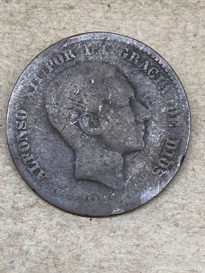 Monedas de Espa&ntilde;a: Moneda diez c&eacute;ntimos 1873 - Foto 1