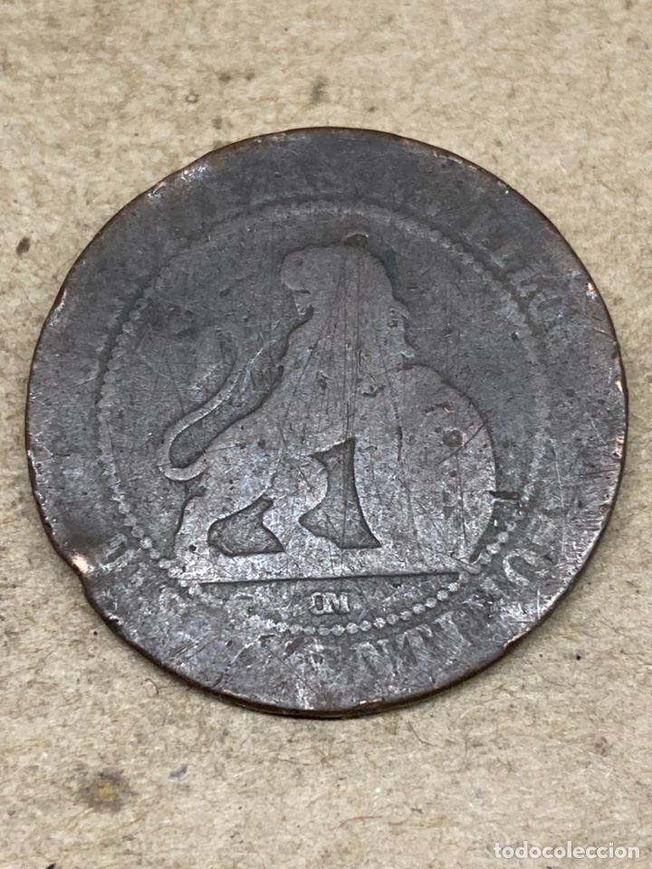 Monedas de Espa&ntilde;a: Moneda diez c&eacute;ntimos 1870 - Foto 2