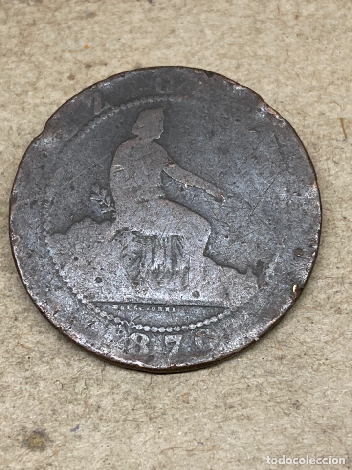 Monedas de Espa&ntilde;a: Moneda diez c&eacute;ntimos 1870 - Foto 1