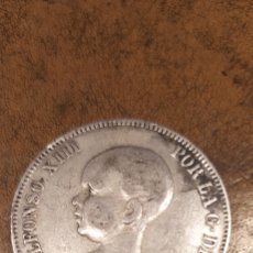 Monedas de España: 5 PESETAS 1889 PLATA. Lote 232093375