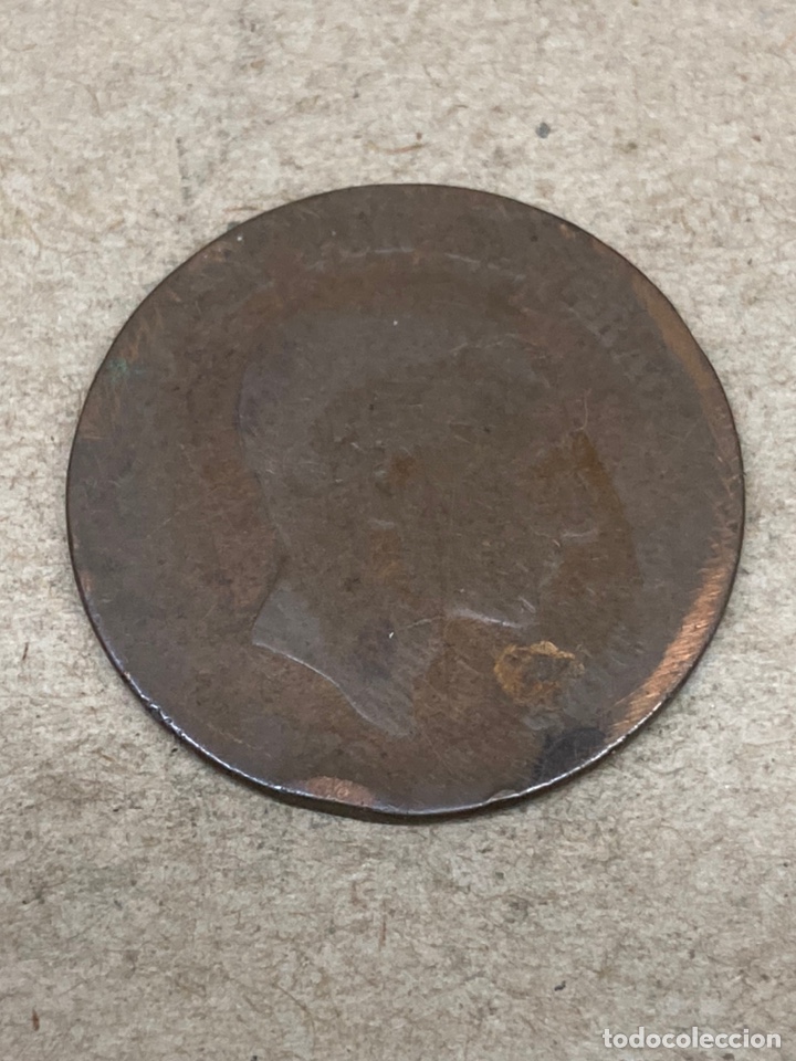 Monedas de Espa&ntilde;a: Moneda de diez c&eacute;ntimos 1870 - Foto 1
