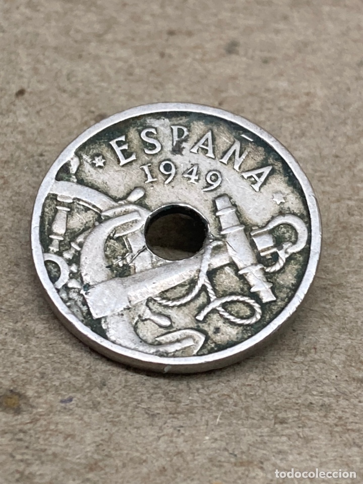 Monedas de Espa&ntilde;a: Moneda cincuenta c&eacute;ntimos 1949 - Foto 2