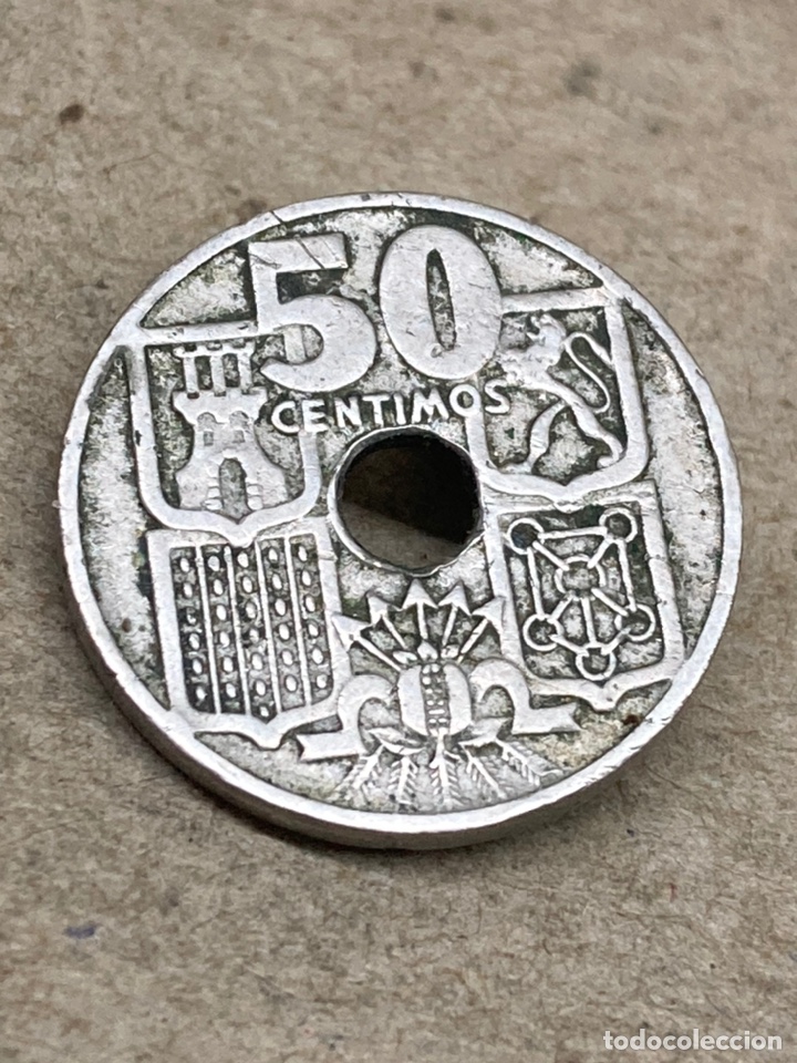 Monedas de Espa&ntilde;a: Moneda cincuenta c&eacute;ntimos 1949 - Foto 1