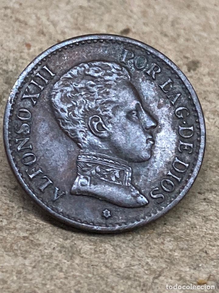 Monedas de Espa&ntilde;a: Moneda de cinco c&eacute;ntimos 1906 - Foto 2