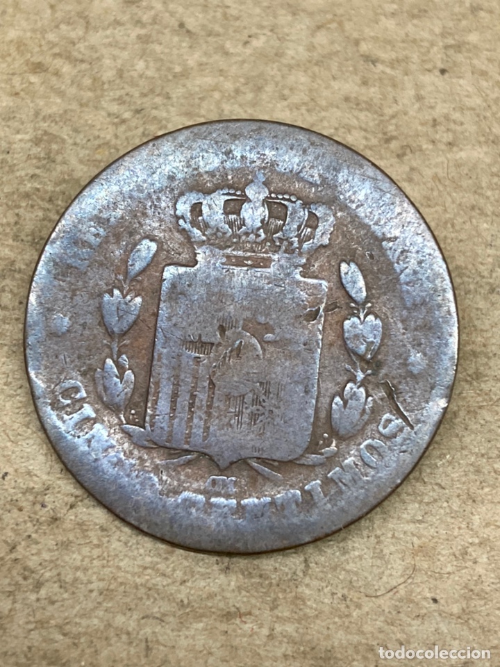 Monedas de Espa&ntilde;a: Moneda cinco c&eacute;ntimos 1877 - Foto 2
