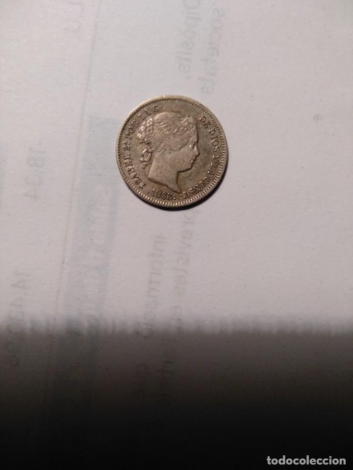 Monedas de Espa&ntilde;a: Monedas-Isabel 2&ordf;-1 Real 1863- Sevilla - Foto 1