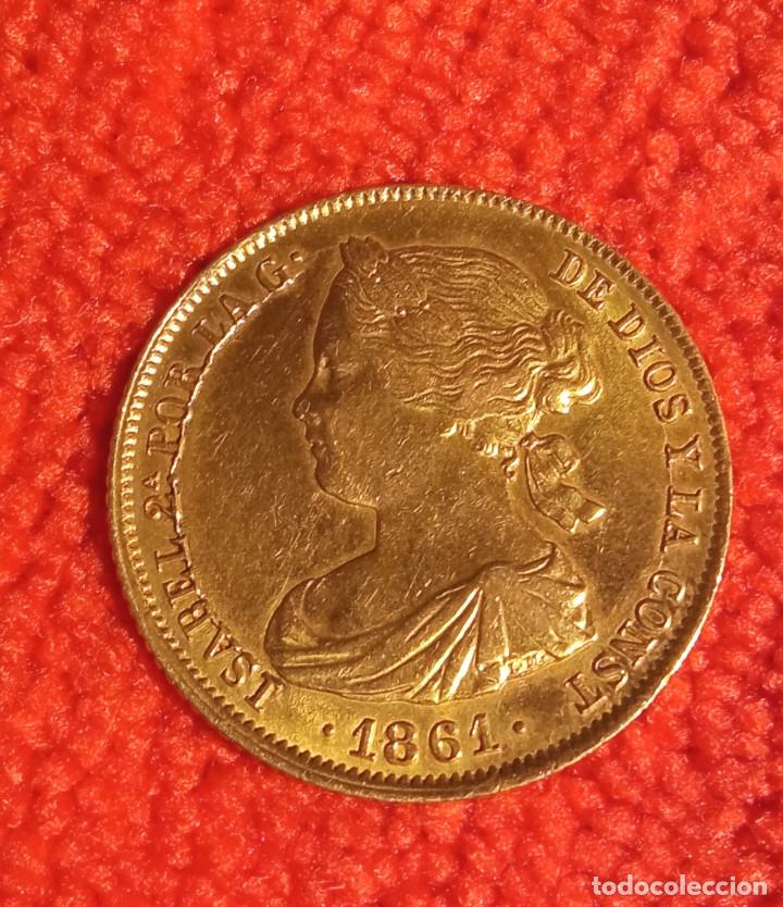 Monedas de España: 100 Reales Isabel II 1861 - Foto 1 - 234110755