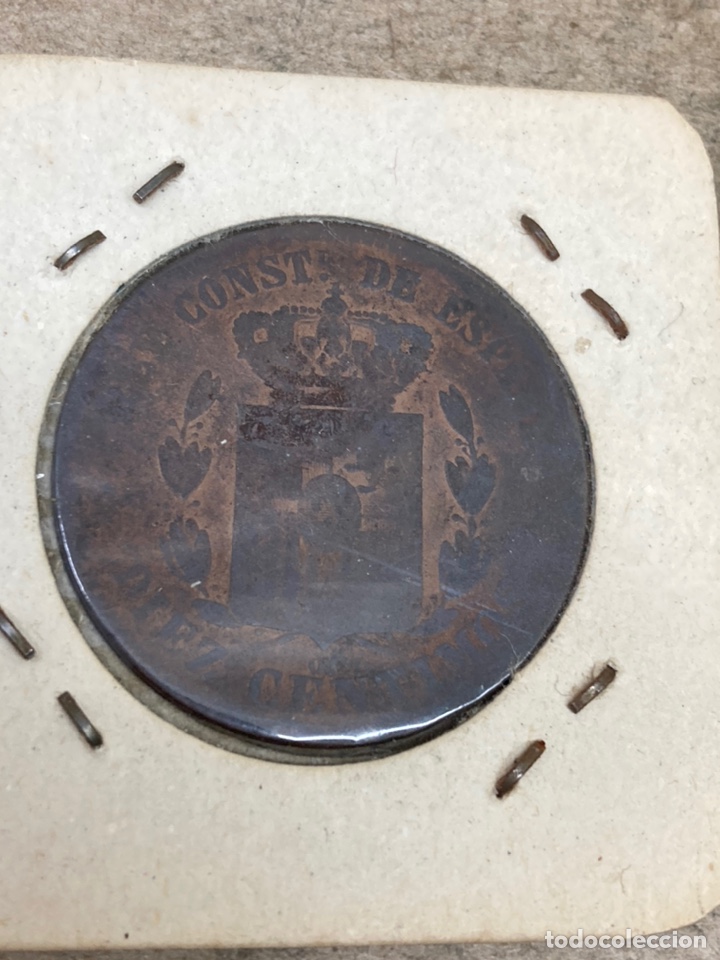 Monedas de Espa&ntilde;a: Moneda diez c&eacute;ntimos 1878 - Foto 2