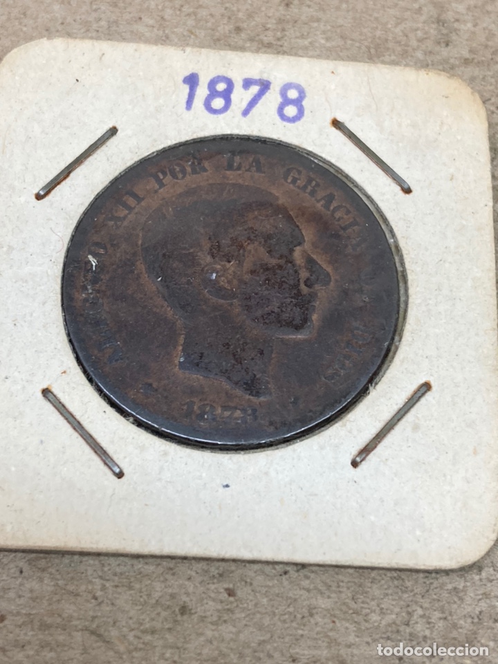 Monedas de Espa&ntilde;a: Moneda diez c&eacute;ntimos 1878 - Foto 1