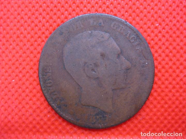 Monedas de Espa&ntilde;a: Moneda de 10 c&eacute;ntimos de 1877 - Foto 1