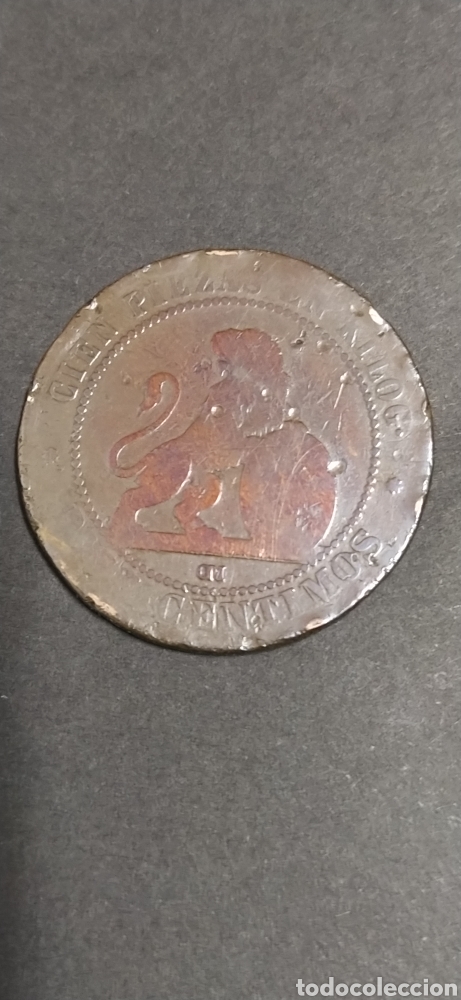 Monedas de Espa&ntilde;a: 10 c&eacute;ntimos de 1870 - Foto 2