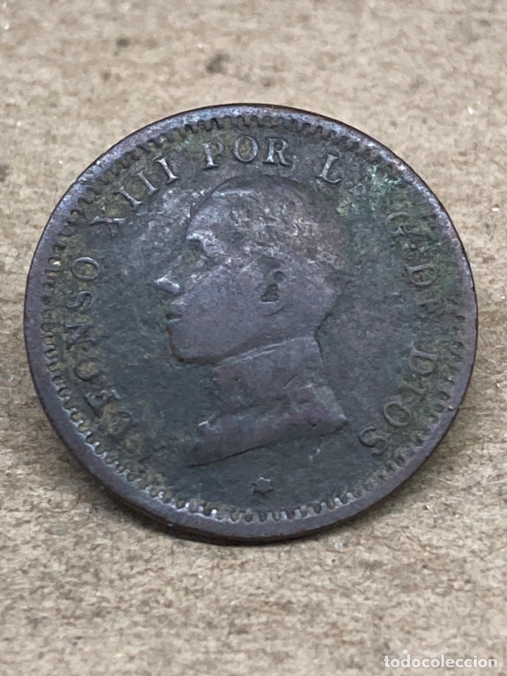 Monedas de Espa&ntilde;a: Moneda 2 c&eacute;ntimos 1911 - Foto 2