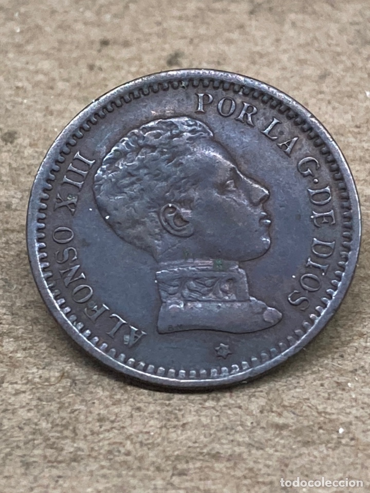 Monedas de Espa&ntilde;a: Moneda 2Centimos 1905 - Foto 2
