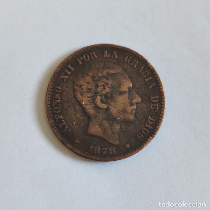 Monedas de Espa&ntilde;a: MONEDA DE 10 CENTIMOS DE ALFONSO XII. 1878. ORIGINAL. - Foto 1