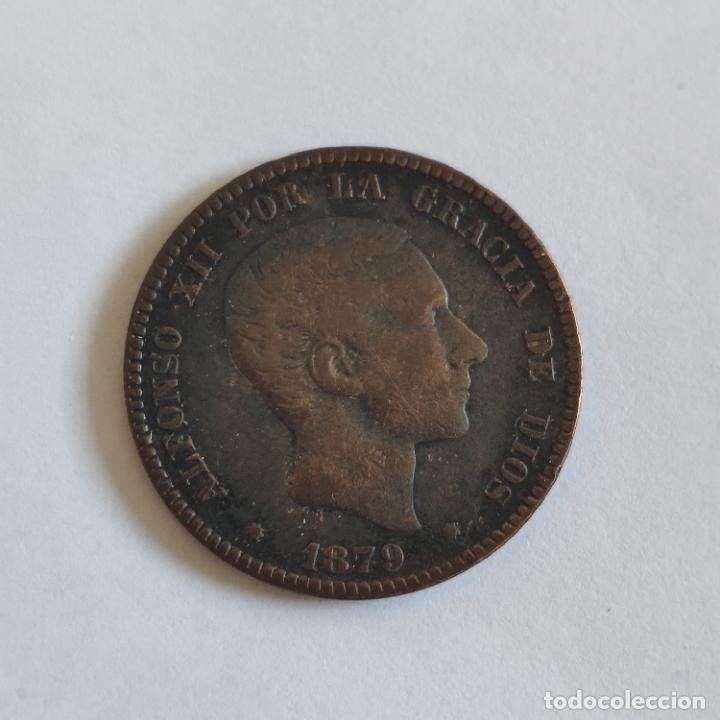 Monedas de Espa&ntilde;a: MONEDA DE 10 CENTIMOS DE ALFONSO XII. 1879. ORIGINAL. - Foto 1