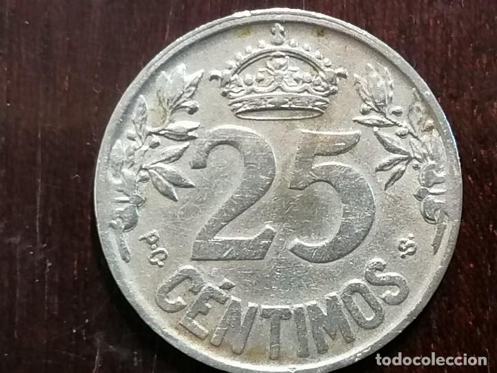 Monedas de Espa&ntilde;a: MONEDA 25 C&Eacute;NTIMOS ALFONSO XIII - Foto 1
