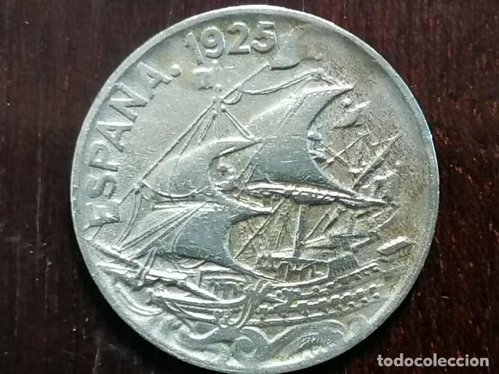 Monedas de Espa&ntilde;a: MONEDA 25 C&Eacute;NTIMOS ALFONSO XIII - Foto 2