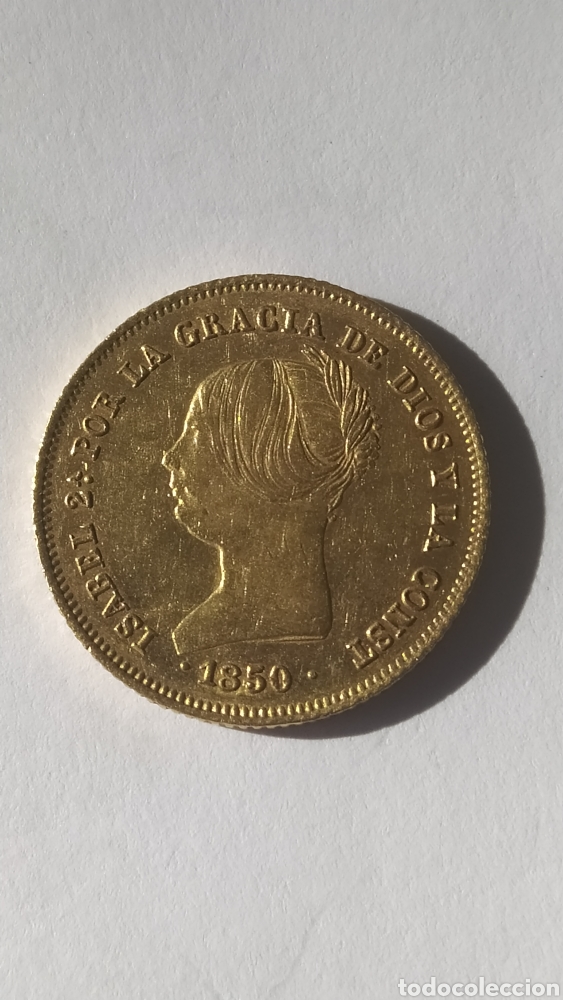 Moneda de oro doblon 1850 isabel ii. escaso Vendido en Venta Directa