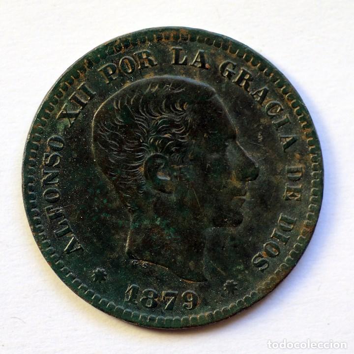 Monedas de Espa&ntilde;a: 5 CENTIMOS ALFONSO XII 1879 - Foto 1