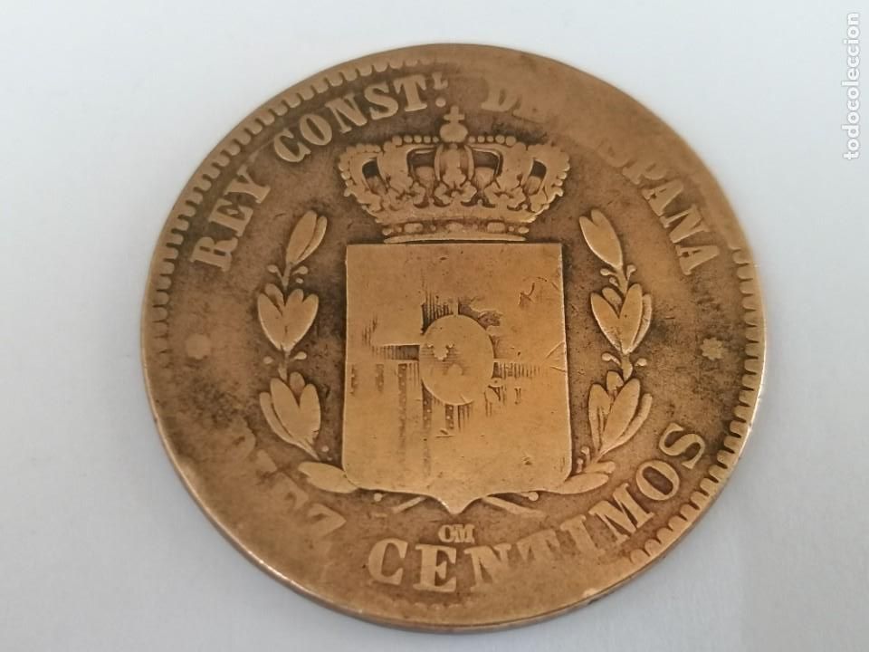 Monedas de Espa&ntilde;a: DOS MONEDAS 10 C&Eacute;NTIMOS ALFONSO XII 1878 - Foto 4