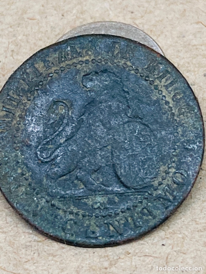 Monedas de Espa&ntilde;a: Moneda 1 c&eacute;ntimo 1870 - Foto 2