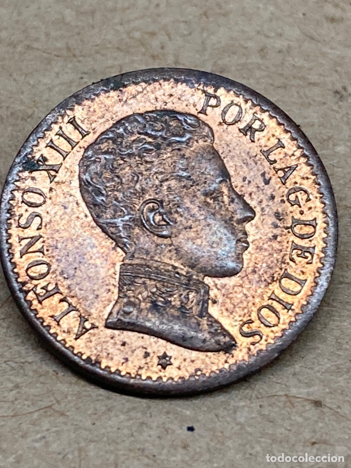 Monedas de Espa&ntilde;a: Moneda 1 c&eacute;ntimo 1906 - Foto 2
