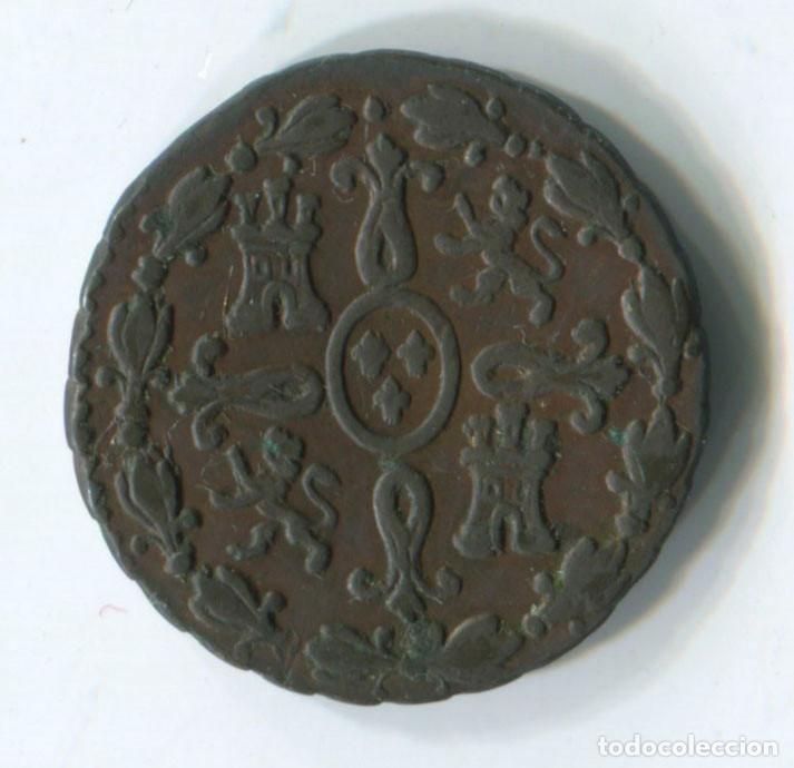 Monedas de Espa&ntilde;a: Fernando VII, 2 maraved&iacute;s, 1833. Segovia. - Foto 2