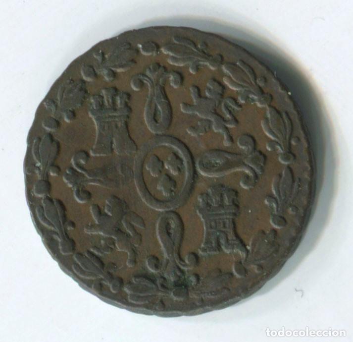 Monedas de Espa&ntilde;a: Fernando VII, 2 maraved&iacute;s, 1832. Segovia. - Foto 2