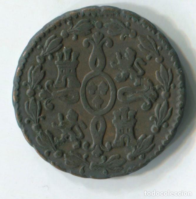 Monedas de Espa&ntilde;a: FERNANDO VII, 2 MARAVED&Iacute;S, 1830. SEGOVIA. - Foto 2