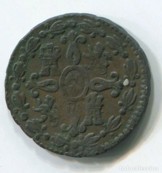 Monedas de Espa&ntilde;a: FERNANDO VII, 2 MARAVED&Iacute;S, 1830. SEGOVIA. - Foto 2
