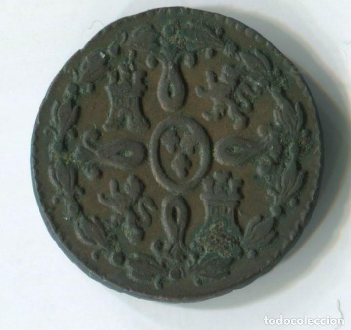 Monedas de Espa&ntilde;a: FERNANDO VII, 2 MARAVED&Iacute;S, 1827. SEGOVIA. - Foto 2