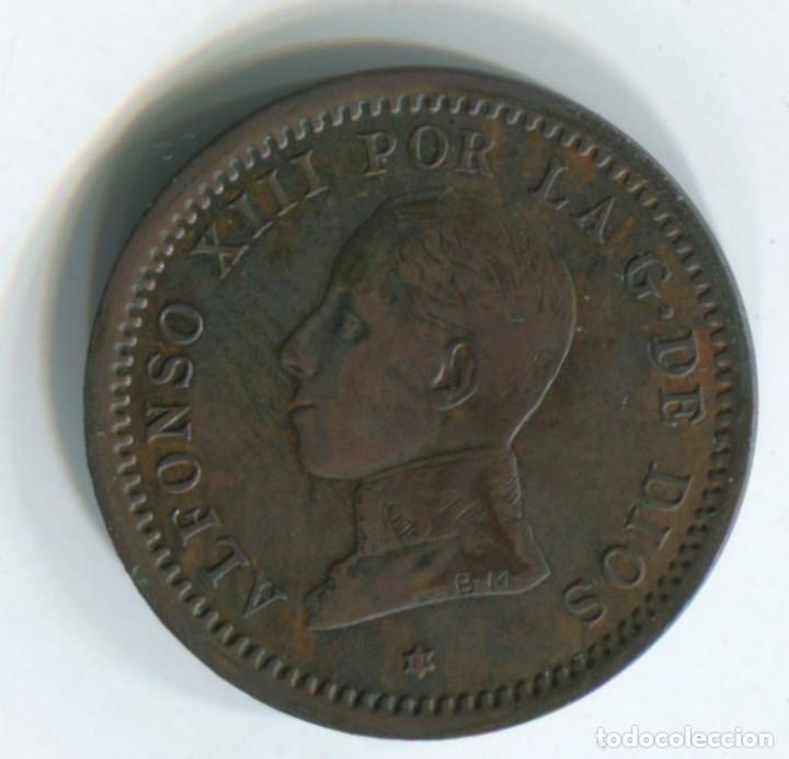 Monedas de Espa&ntilde;a: Alfonso XIII. 2 c&eacute;ntimos de 1911. *11 - Foto 2