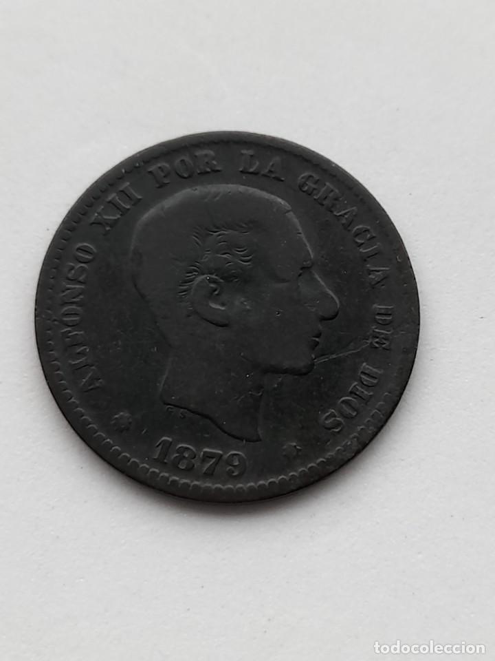 Monedas de Espa&ntilde;a: Alfonso XII. 5 C&eacute;ntimos. A&ntilde;o 1879. - Foto 1