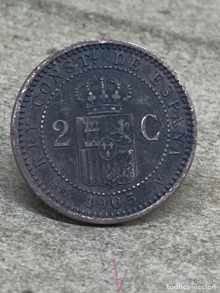 Monedas de Espa&ntilde;a: Moneda 2 c&eacute;ntimos 1905 E05 - Foto 1