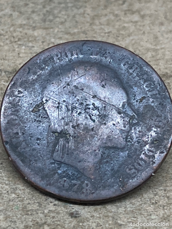 Monedas de Espa&ntilde;a: Moneda diez c&eacute;ntimos 1878 - Foto 1