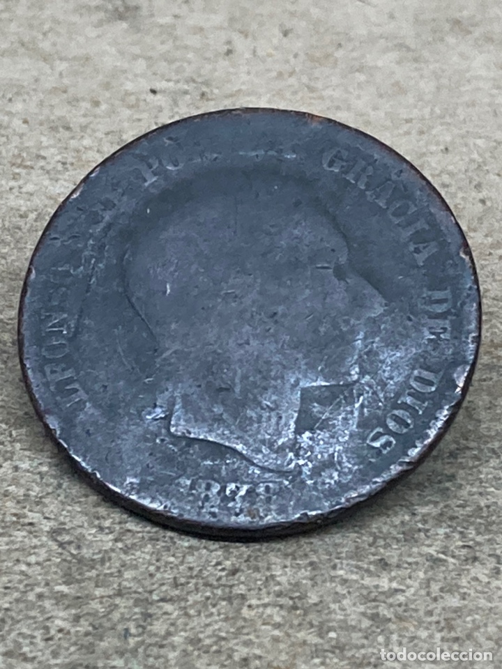 Monedas de Espa&ntilde;a: Moneda diez c&eacute;ntimos 1878 - Foto 2