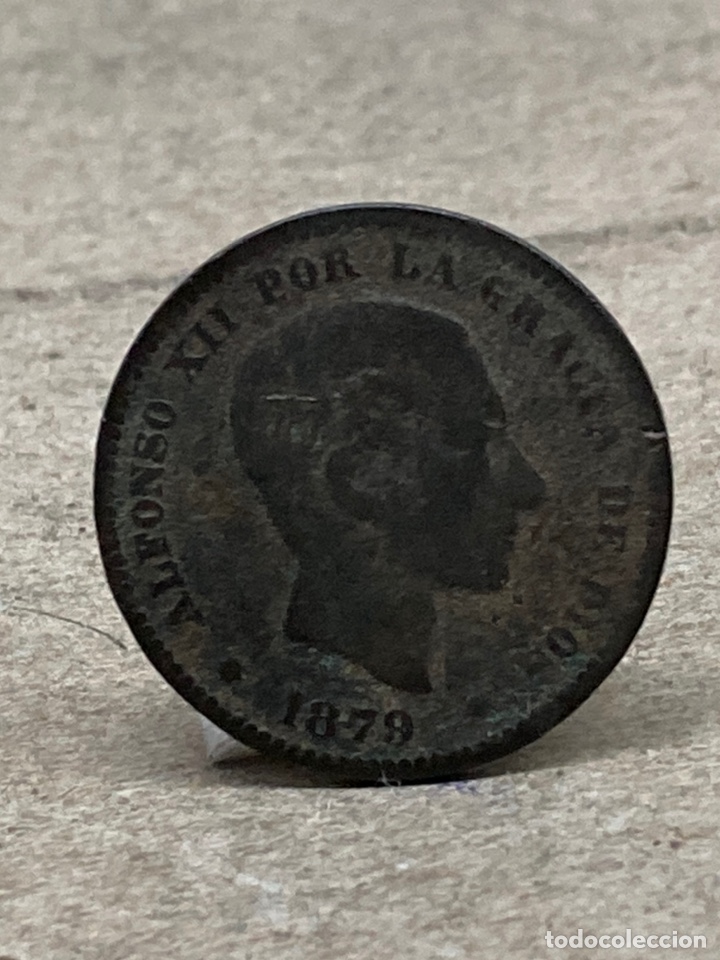 Monedas de Espa&ntilde;a: Moneda cinco c&eacute;ntimos 1878 - Foto 1