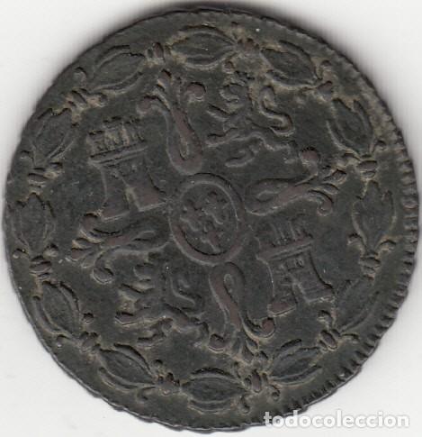 Monedas de Espa&ntilde;a: FERNANDO VII: 8 MARAVEDIS 1820 SEGOVIA - Foto 2