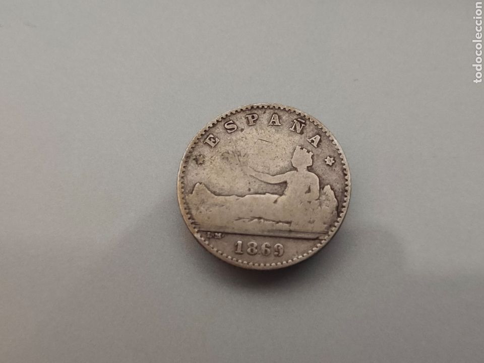 Monedas de Espa&ntilde;a: MONEDA 50 CENTIMOS 1869 * - 9 PLATA GOBIERNO PROVISIONAL - Foto 1