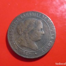 Monedas de España: ISABEL II. 2 Y 1/2 CENTIMOS DE ESCUDO 1867 JUBIA. Lote 239553540
