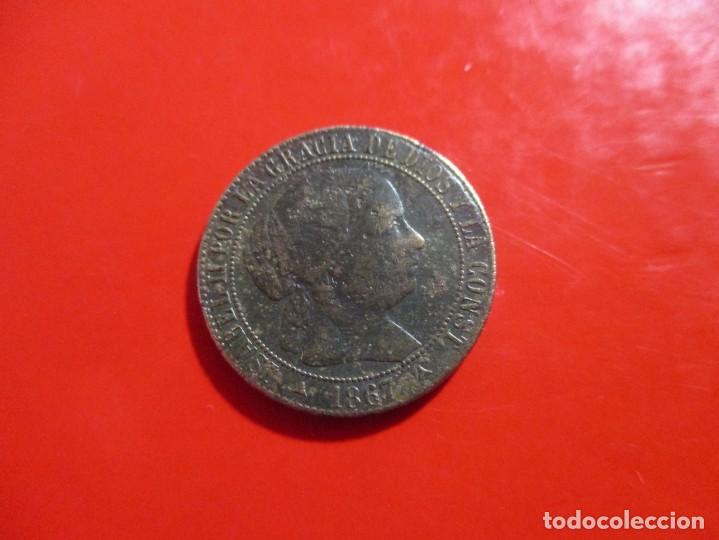 Monedas de Espa&ntilde;a: Isabel II. 1 centimo de escudo 1867 Segovia - Foto 1