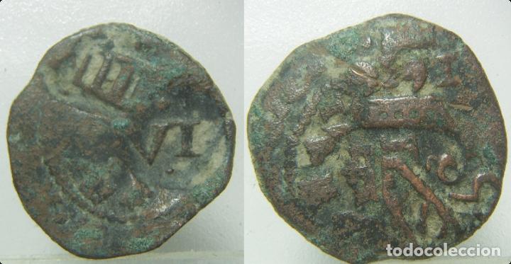 Monedas de Espa&ntilde;a: MONEDA RESELLADA DE 8 MARAVEDIS A IDENTIFICAR - Foto 1
