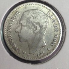 Monedas de España: MONEDA 50 CENT. 1881. *8 *1..ALFONSO XII.PLATA..MBC+. Lote 240414720