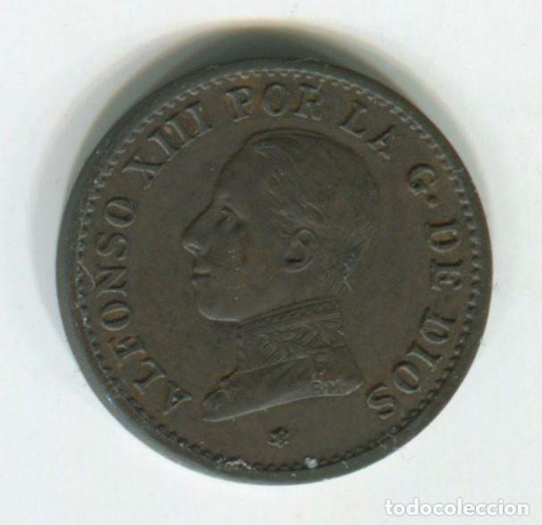 Monedas de Espa&ntilde;a: Espa&ntilde;a, Alfonso XIII. Un c&eacute;ntimo de 1913 - Foto 1