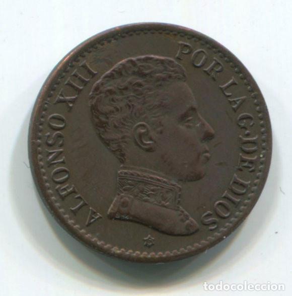 Monedas de Espa&ntilde;a: Espa&ntilde;a, Alfonso XIII. Un c&eacute;ntimo de 1906. - Foto 1