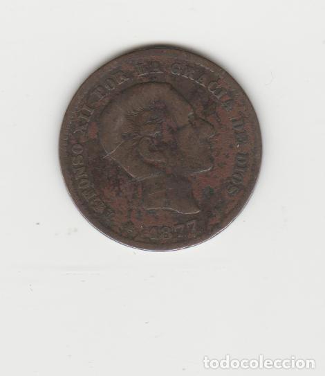 Monedas de Espa&ntilde;a: ALFONSO XII- 5 CENTIMOS-1877 - Foto 1