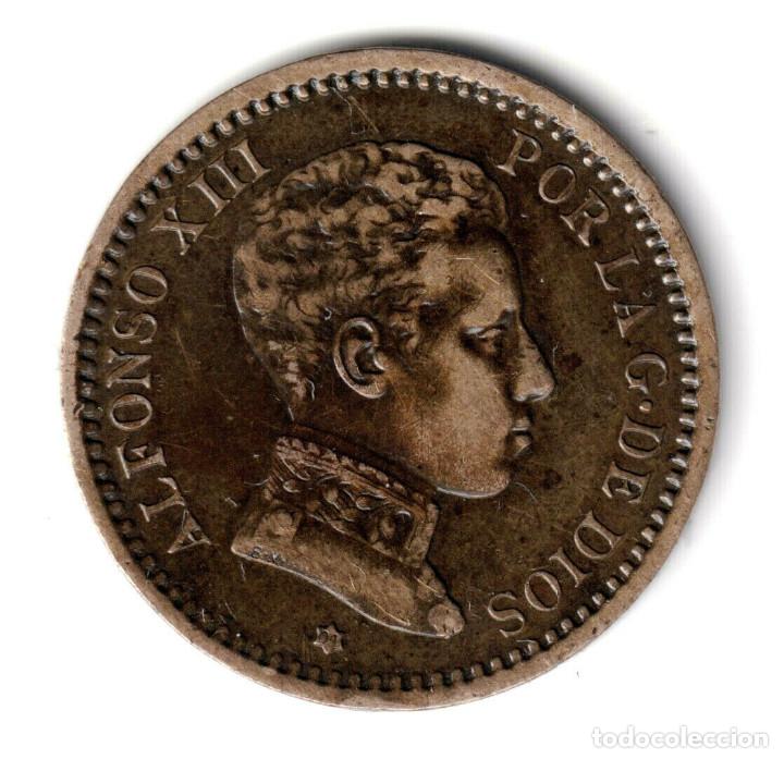Münzen von Spanien: ESPAÑA 2 centimos cobre 1904 SM. V *04* Rey ALFONSO XIII ceca Madrid