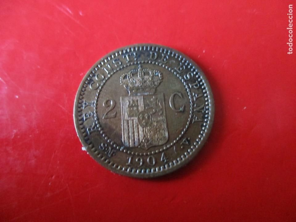 Monedas de Espa&ntilde;a: Alfonso XIII. 2 centimo. 1904 SMV - Foto 2