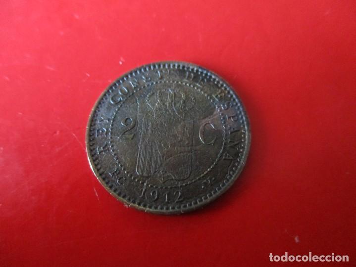 Monedas de Espa&ntilde;a: Alfonso XIII. 2 centimo. 1912 PCV - Foto 2
