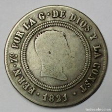 Monedas de España: FERNANDO VII, 1821. 1 REALES EN PLATA DE LEY DE LA CECA DE MADRID, CON ENSAYADORES S.R. LOTE 3716. Lote 246710515